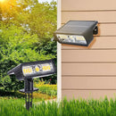 Toodour Solar Spot Light Outdoor, 2 Pack Solar Lights Outdoor with 2 Modes, Waterproof Solar Powered Flood Lights Landscape Lighting for Yard Garden Home Pathway Walkway Outdoor Decor - Warm White by GreenHaven Gardens