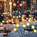 Solar Garden Lights Outdoor, 8 Pack Solar Firefly Lights, Starburst Swaying Lights, Waterproof Garden Decor for Yard Patio Pathway Lawn, Gardening Gifts for Women, White, 8pack6touYBD by GreenHaven Gardens
