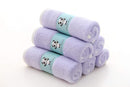 HIPHOP PANDA Baby Washcloths, Rayon Made from Bamboo - 2 Layer Ultra Soft Absorbent Newborn Bath Face Towel - Reusable Baby Wipes for Delicate Skin - Purple, 6 Pack by TinyTreasures Baby Boutique