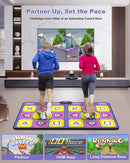 Flannel Dance Mat for TV with Camera, Non-Slip Exercise Dance Pad with Yoga Mode for Kids & Adults, Family-Friendly Electronic Game Mat Toy Gifts for Girls & Boys (Purple) by TinyTreasures Baby Boutique
