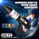 Rocket Launcher for Kids, Self Launching Motorized Air Rocket Toy, Outdoor Toys for Ages 8-12, Model Rockets with Parachute Safely Land, Spaceship Launch up to 200 ft Birthday Gifts for Boys by TinyTreasures Baby Boutique