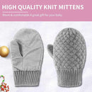 Baby Knit Mittens Toddler Boys Girls Gloves Winter Infant Newborn No Scratch Mitten 0-3 Years by TinyTreasures Baby Boutique