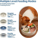 Slow Feeder Dog Bowl with Lick Mat and Puzzle Inserts - Non-Slip Base, Adjustable Speed Design, Dishwasher Safe for Large Dogs,Blue by CozyNest Decor