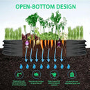 Durable Round Galvanized Steel Raised Garden Bed for Planting,Round Galvanized Steel Fire Ring/Fir Pit for Outdoor- 5×5×1FT,0.8MM Thick(Black, 60 ins Diameter x 12 ins high) by GreenHaven Gardens