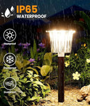 Super Bright Solar Pathway Lights Outdoor Powered,Adjustable Warm&Cool White,Waterproof IP65 Garden Decor Landscape Lighting Outside for Yard/Patio/Walkway/Driveway/Landscape (Cocoa Brown, 5 Pack) by GreenHaven Gardens
