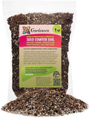 Premium Organic Seed Starter Soil - 1 Quart - All-Purpose Organic Potting Soil for Happy Seedlings and Plants by Gardenera by GreenHaven Gardens