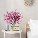 Sggvecsy 6 Pcs Babys Breath Artificial Flowers Gypsophila Bouquets Bulk Real Touch Fake Silk Flowers for Home Wedding DIY Floral Arrangement Kitchen Table Centerpiece Festival Decoration (Pink) by CozyNest Decor