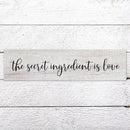 Generic Funny Wood Sign The Secret Ingredient is Love Rustic Wooden Hanging Sign Home Farmhouse Kitchen Wall Decoration 16 x 6 Inch by CozyNest Decor