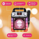 Singing Machine Portable Karaoke Machine with Wired Mic, Bluetooth, LED Lights - For Adults & Kids by TinyTreasures Baby Boutique