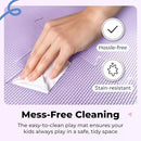MioTetto Foam Floor Tiles for Kids - Non-Toxic Soft Comfortable Baby Play Mat, Thick Tummy Time Mat, Interlocking Foam Tiles for Development & Crawling, Soft Cushioned Play mat for Babies 6-12 Months by TinyTreasures Baby Boutique