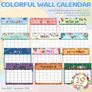GuassLee Wall Calendar 2025-2026, 19 Months Running from Jun. 2025 to Dec. 2026, 14" X 11" Paper Hanging Planner Wall with Thick Paper for Office Home Planning & Organizing by TinyTreasures Baby Boutique