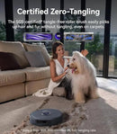 NARWAL Freo Z Ultra Robot Vacuum and Mop Combo, Dual RGB Cameras and Chips, AI Avoidance, 12000Pa Suction, Real-Time Decisions, Adaptive Hot-Water Self Wash & Self Emptying, Pet Hair, Quiet, Grey by CozyNest Decor