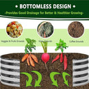 3PCS 2x2x1FT Galvanized Raised Garden Bed Kit,Vegetable Boxes-Round Metal Flower Box,Large Planter Raised Beds Outdoor Garden for Planting,Fruit,Herb-Sliver by GreenHaven Gardens