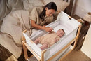 SnuzPod 4 Rocking Baby Bassinet Bedside Sleeper - Lightweight, Portable Bedside Bassinet, Lift Off Crib, Zip Down Wall, 3D Breathable Mattress, 6 Height Settings and Comfort Incline Mode, Natural by CozyNest Decor