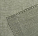 MIUCO Semi Sheer Curtains Poly Linen Textured Solid Grommet Curtains 95 Inches Long for Bedroom 2 Panels (2 x 37 Wide x 95" Long) Sage by CozyNest Decor