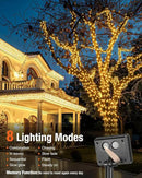 1 Pack Solar Fairy Lights for Outside Waterproof, 49FT/15M 150LED Solar String Lights Outdoor 8 Modes Solar Twinkle Lights for Garden Yard Christmas Tree Wedding Party Decor, Warm White by CozyNest Decor