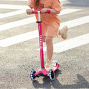 Micro Kickboard - Maxi Deluxe LED - Three Wheeled, Lean-to-Steer Swiss-Designed Micro Scooter for Kids with Motion-Activated Light-Up Wheels for Ages 5-12 … by TinyTreasures Baby Boutique