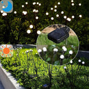 Solar Garden Lights Outdoor, 4 Pack Firefly Swaying Lights, Waterproof Garden Decor for Yard Patio Pathway Lawn, Gardening Gifts for Women Christmas Decoration by GreenHaven Gardens