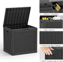 NUNU LAB 31 Gallon Outdoor Storage Box Waterproof,Indoor Outside Deck Box,Backyard Storage Bin For Package Delivery,Garden Tools,Patio Cushions,Pool Accessories,Storage Bench Lockable Lid by GreenHaven Gardens