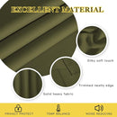 NICETOWN Room Darkening 66 inch Curtains for Bedroom, Grommet Thermal Insulated Room Darkening Window Treatments Voice Reducing for Kids Room, 2 Panels, W66 x L66, Olive by TinyTreasures Baby Boutique