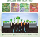 Raised Garden Bed,Galvanized Raised Garden Beds Outdoor for Vegetables Flowers Herbs, Raised Bed Planter Box, Metal Raised Garden Bed Kit with Gloves, 6x3x1ft,Gray by GreenHaven Gardens