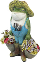 Design Toscano Buckets The Garden Frog Statue by GreenHaven Gardens