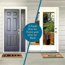 Gertmenian Friends Coir Doormat - 2x3 Welcome Mat (2-Pack), Ideal for High Traffic Areas in Front Door, Garage, Entryway - Paramount Central Perk/Welcome, 80028 by CozyNest Decor
