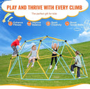 VEVOR Climbing Dome, 10FT Geometric Dome Climber Play Center for Kids 3 to 10 Years Old, Jungle Gym Supports 750LBS and Easy Assembly, with Climbing Grip, Outdoor Backyard Play Equipment for Kids by TinyTreasures Baby Boutique