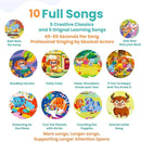 GO GO Creative Activity Nursery Rhymes: Nursery Rhyme Books, Sound Book, 10 Songs, Talking Books for Toddlers 1-3, Music Books for Toddlers 1-3, Interactive Books for 1 Year Old, Baby Music Book by TinyTreasures Baby Boutique