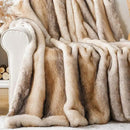 BATTILO HOME Luxury Faux Fur Throw Blanket, Soft Cozy Mink Fur Blanket for Couch, Sofa, Chair, Bed, Thick Warm Fall Fur Throw Blankets, 50"x60" by CozyNest Decor