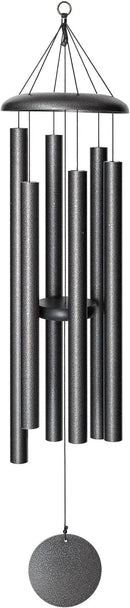 Corinthian Bells by Wind River - 50 inch Silver Vein Wind Chime for Patio, Backyard, Garden, and Outdoor Decor (Aluminum Chime) Made in The USA by CozyNest Decor