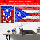 Puerto Rico Souvenirs, Puerto Rican Coqui with Sound, National Symbol of Puerto Rico Decorations Gifts, Novelty Puerto Rican Theme Sculpture Coqui Signs Frog Figurine, Battery Not Included by GreenHaven Gardens