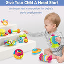 iPlay, iLearn 10pcs Baby Rattles Toys Set, Infant Grab Shake Rattle, Easy Hold Sensory Teether, Babies Development Learning Music Toy, Newborn Shower Birthday Gift 1 2 3 4 5 6 7 9 10 12 Month Boy Girl by TinyTreasures Baby Boutique