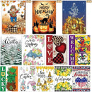 12 Pcs Seasonal House Flags 28x40 Double Sided Seasonal Large Garden Flags for All Seasons Set of 12 Spring Easter Valentine Halloween Christmas Holiday Yard Decoration, Welcome Outdoor Decor 28x40 In by GreenHaven Gardens