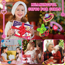 civan Friendship Bracelet Making Kit - Crafts for Kid Girls Toys Ages 8-13, String Bracelet Maker Tool with Beads - Kids Jewelry-Making Kit Christmas Birthday Gift for Girls 6 7 8 9 10 11 12 13 by TinyTreasures Baby Boutique