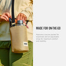 BLACK + BLUM Insulated Bottle Bag - For Adults and Kids - Made with Recycled PET and BPA Free - Bottle Bag for On The Go, Clay by TinyTreasures Baby Boutique