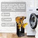 JobSite Boot Dryer - Mighty Dry with Heat Blower Fan - Fast Glove & Shoe Dryer - Helps Reduce Odor by CozyNest Decor