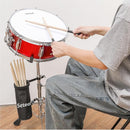 Snare Drum Set, 14" x 5.5" Marching Snare Drum with Stand & Storage Padded Bag + Silent Mute Pad + Drums Sticks + Drumstick Holder + Drums Key + Damper Gels for Adults Kids Beginners (Red) by TinyTreasures Baby Boutique