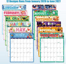 Wall Calendar 2026-2027, 18 Month Calendar from January 2026 to June 2027 14.5" x 11.8" Large Desk Calendar with Twin-Wire Binding for Home Office Planning Personal Organisers, Festival Style by TinyTreasures Baby Boutique
