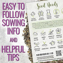 Seed Needs Garden Flower Seeds Large Blooms Mix Hummingbird and Butterfly | 2 Packs (1 Ounce Each) No Filler 7 Varieties Open Pollinated | Resealable Package Live Wild Flower Seed | Bulk by GreenHaven Gardens