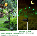 St Patricks Day Decorations Solar Garden Green Lights Outdoor, 2 Pack 20 LED Solar Firefly Lights, Waterproof Solar Wind Swaying Lights for St. Patrick's Day Irish Day Outside Yard Patio Decoration by GreenHaven Gardens