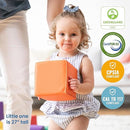 ECR4Kids SoftZone Patchwork Toddler Building Blocks, Foam Cubes, Assorted, 12-Piece by TinyTreasures Baby Boutique