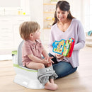 2-in-1 Toddler Potty Training Toilet - Larger Potty Chair & Detachable Training Seat for Boys & Girls Ages 1-3 with Flushing Sound, Wipes Storage, Toilet Paper Holder - Green by TinyTreasures Baby Boutique