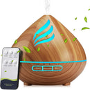 Essential Oil Scent Diffuser: 500ML Aroma Diffuser with Remote Control, Large Fragrance Aromatherapy Diffuser for Bedroom Home, Mist Humidifier with 14 Colors LED Lights and waterless Auto-Off by TinyTreasures Baby Boutique