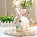 Easfan Bunny Plush Toy Jumping Spotted Rabbit Talking Hopping Ears Nose Moving Educational Plush Toy Singing Shaking Glowing Interactive Toy Electric for Toddlers Kids by TinyTreasures Baby Boutique