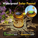 Hyrion Hummingbird Solar Lanterns Outdoor Waterproof Metal Hanging Lights, Garden Decor Gifts for Women, Mom, Grandma Solar Decorations for Yard, Patio, Backyard, Porch, Lawn, Tabletop, Walkway by GreenHaven Gardens