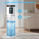 2.1 Gal Humidifiers for Bedroom Large Room, 4 Levels Cool Mist Humidifier with Clear Tank, 7 Color Lights Essential Oil Diffuser with 16H Timer, Top Fill Air Humidifier for Home Plants Office by TinyTreasures Baby Boutique