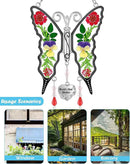 KY&BOSAM Butterfly Suncatcher World`s Best Mother Gifts Stain Glass Suncatchers for Windows Hanging Wind Chimes Home Ornament Gifts for Mom Mother`s Day Valentine's Birthday Christmas Thanksgiving by GreenHaven Gardens
