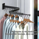 Clothes Drying Rack,Drying Rack Clothing,Luandry Drying Rack,Clothes Hanger Rack,Wall Mounted Luandry Rack,Folding Retractable,Frosted Stone Black Classic,ms-01 by CozyNest Decor