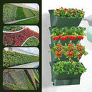 Self-Watering Wall-Mounted Planter Indoor/Outdoor Decor, Wall Planter Indoor Vertical Living Green PlantWall with 4 Pots Easy Installation 12.9''x5.5'' x26.7'' by CozyNest Decor